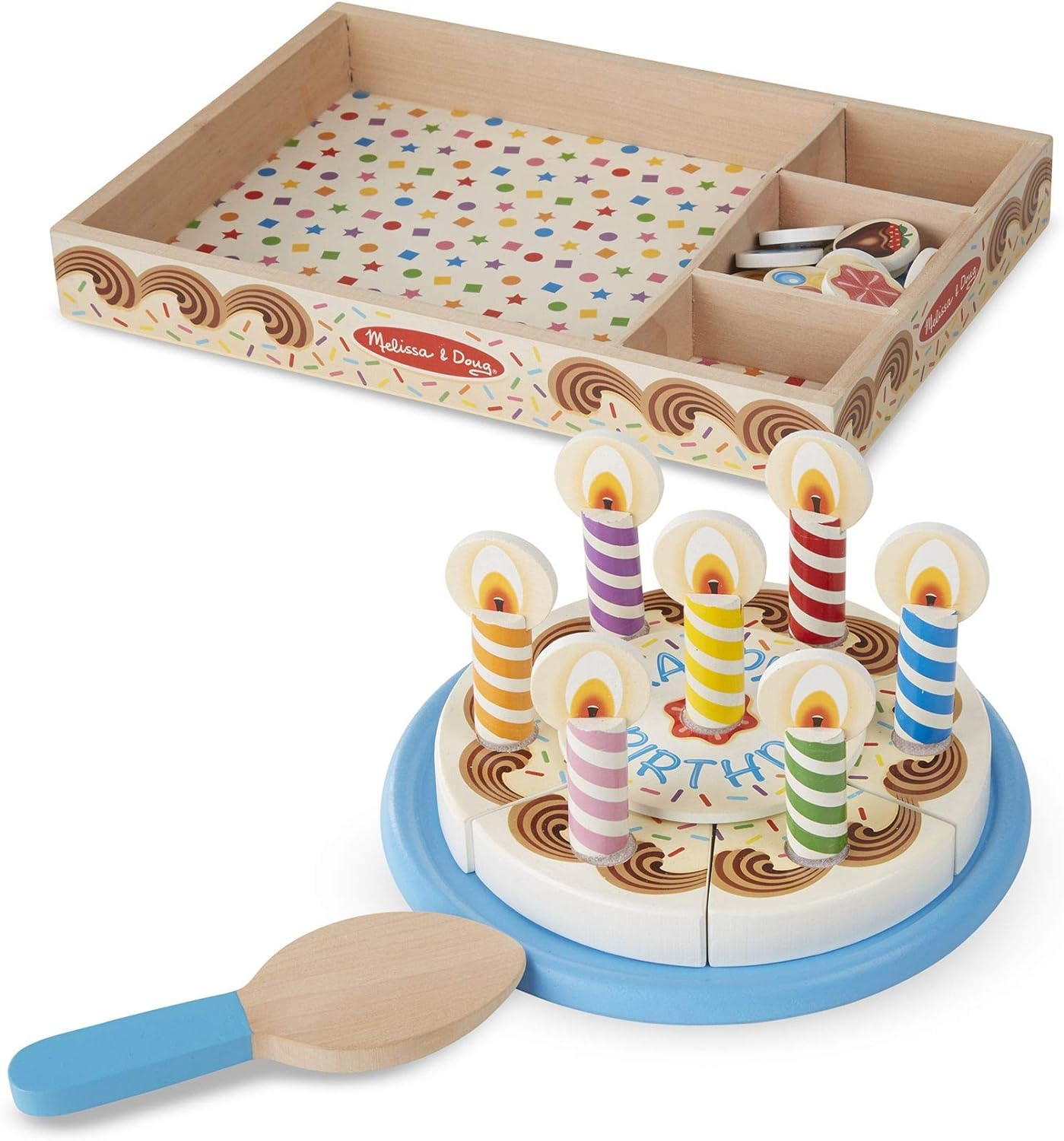 Melissa & Doug Wooden Birthday Cake