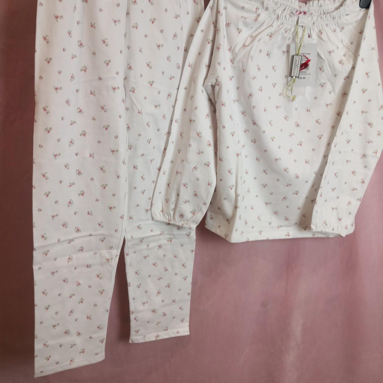 Cotton Relaxed Fit Tiny Floral Print Pyjamas 7-8y