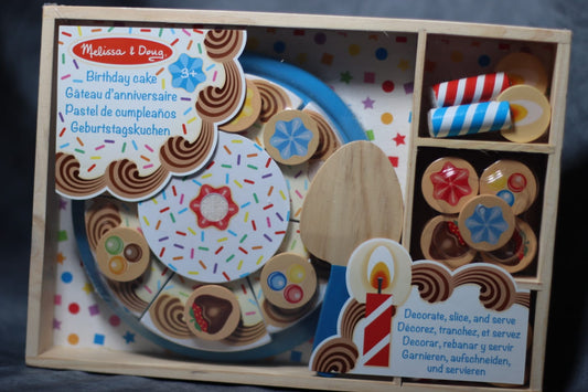 Melissa & Doug Wooden Birthday Cake